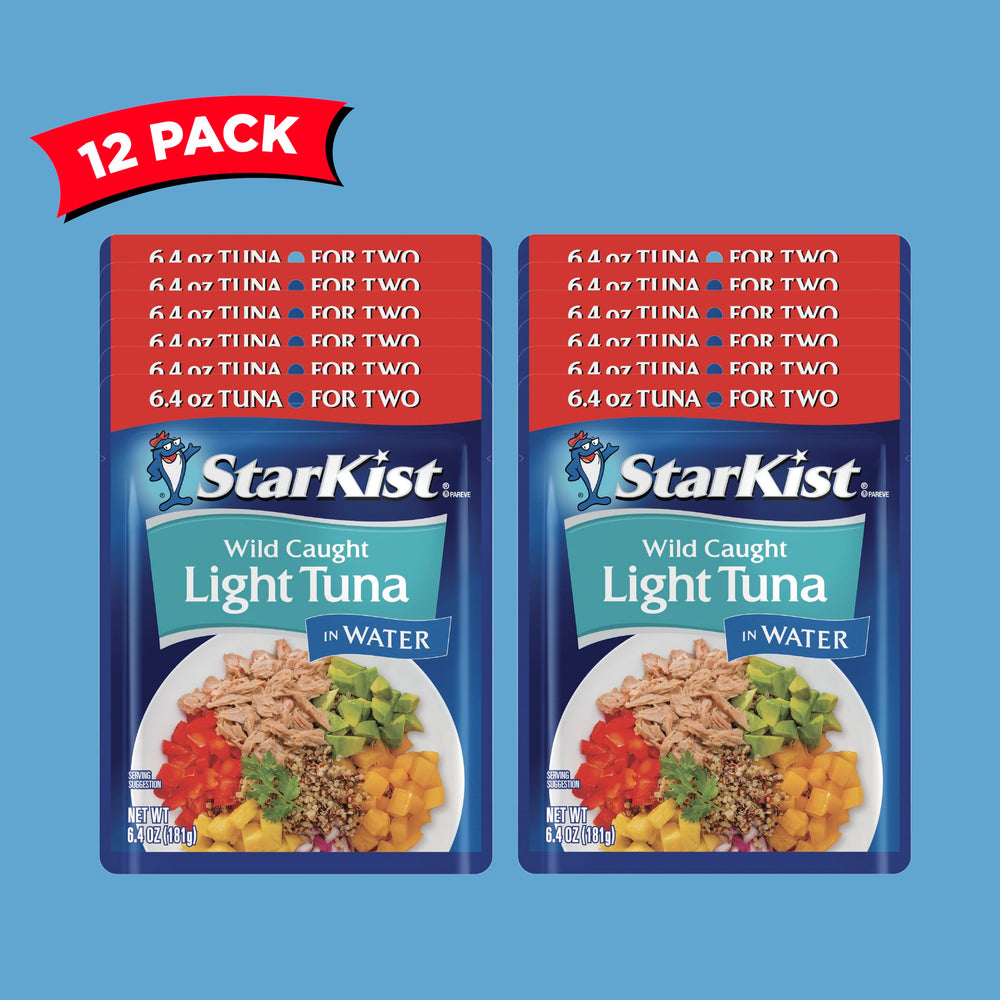StarKist Omega-3 rich tuna in water supports daily nutrition with low calories per serving.