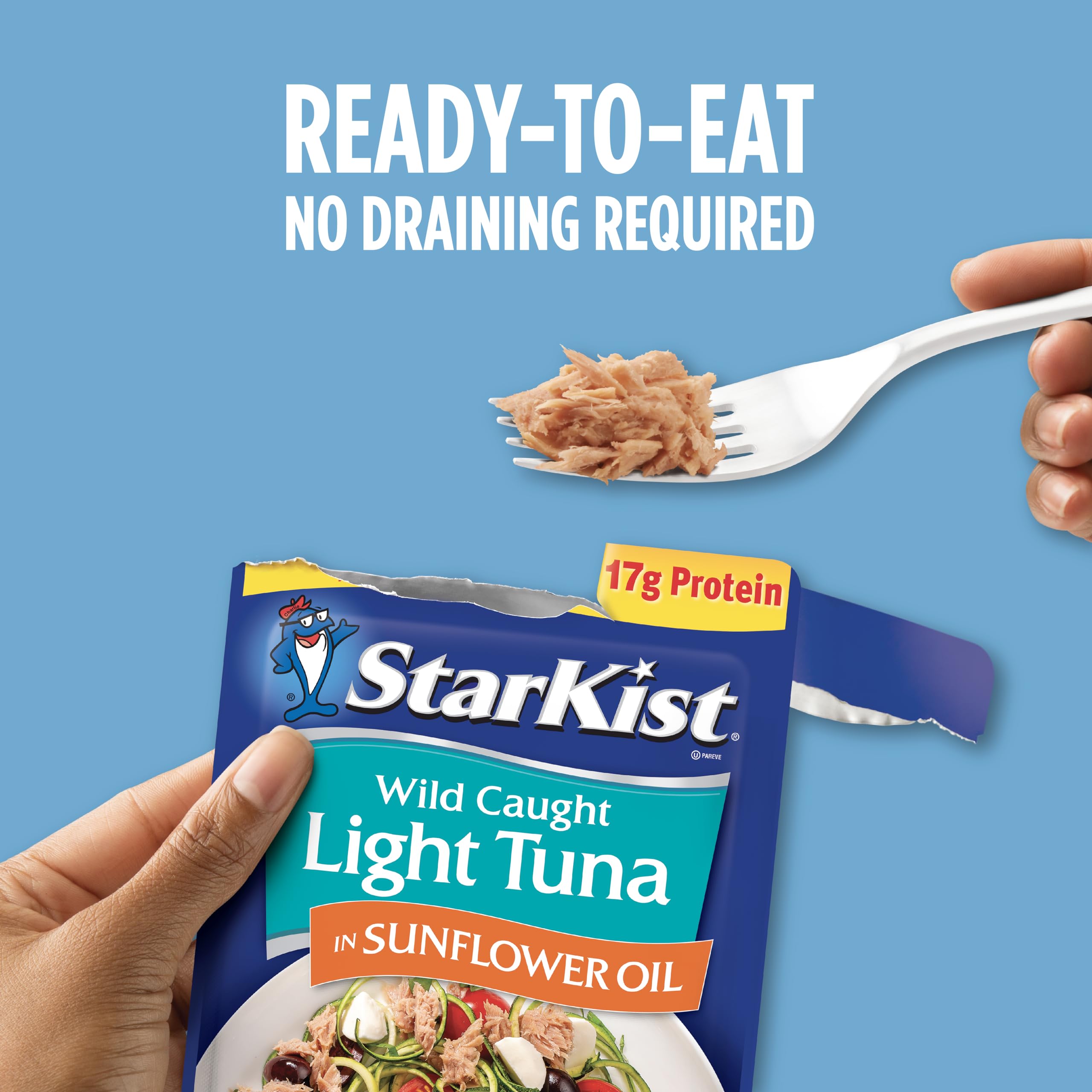 StarKist 24-pack chunk light tuna sunflower oil for bulk pantry storage