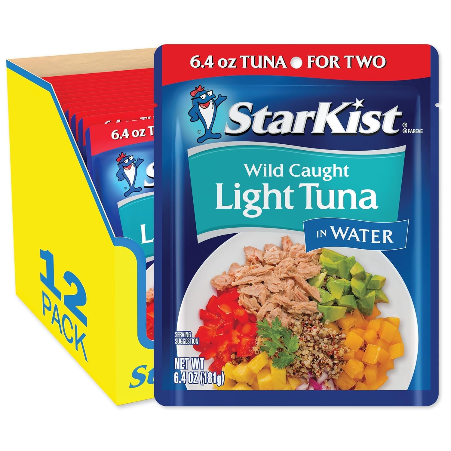 StarKist Chunk Light Tuna in Water pouch for quick, protein-rich meals on the go.