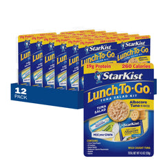 StarKist Lunch-To-Go Albacore tuna salad kit – convenient lunch with tuna pouch and crackers.