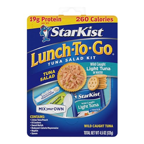 StarKist Lunch-To-Go kit ingredients ready to mix for a customizable tuna salad