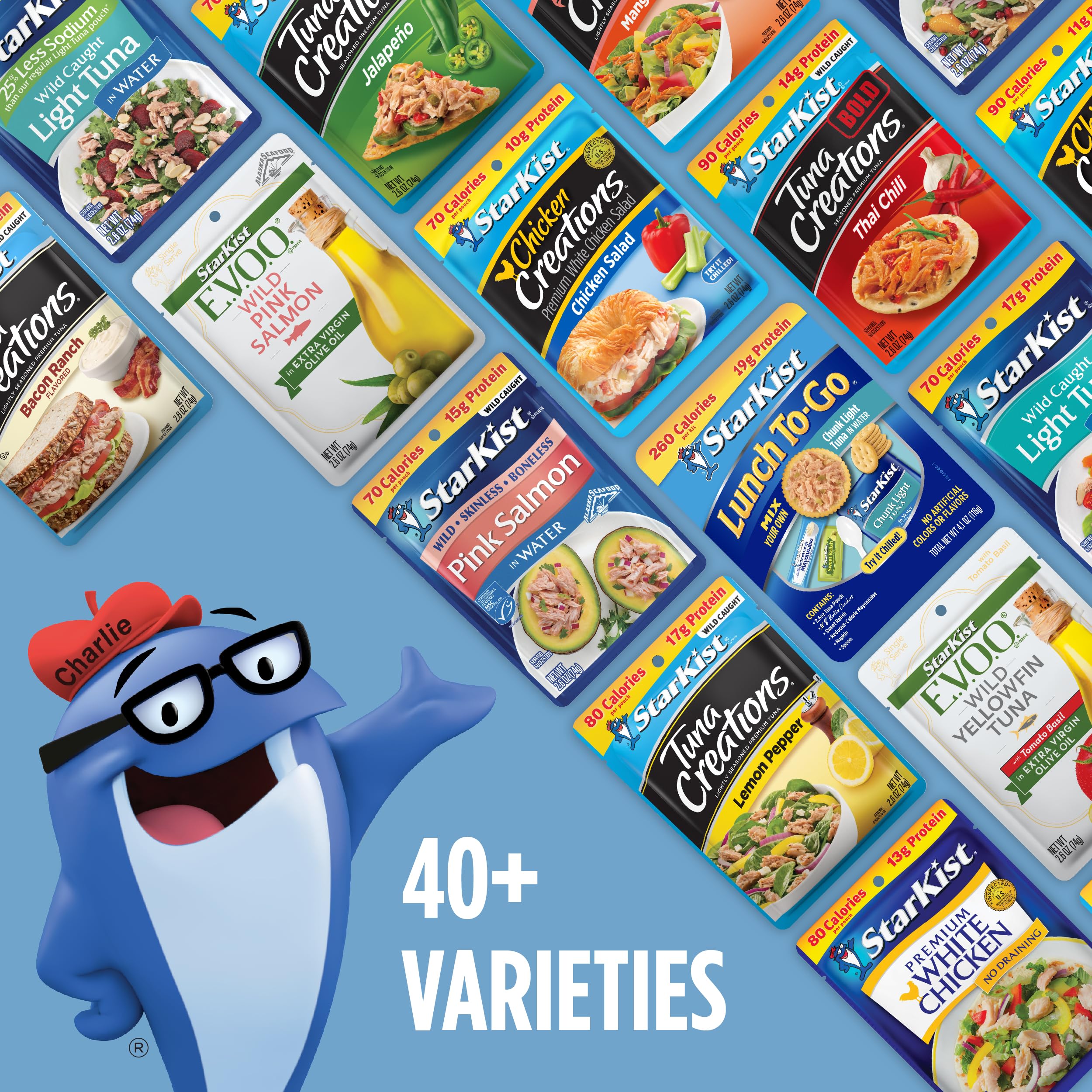 StarKist Lunch-To-Go open-package close-up highlights convenient on-the-go packaging