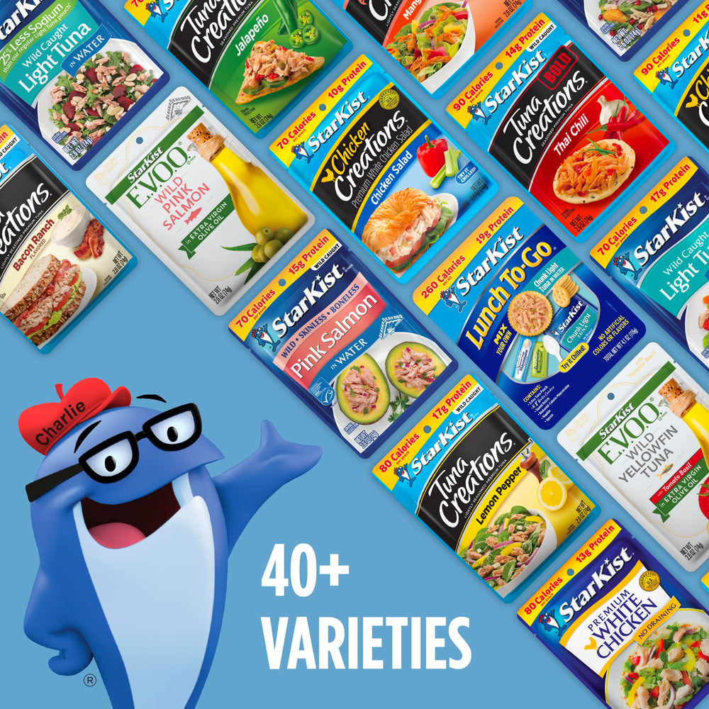 StarKist Lunch-To-Go open-package close-up highlights convenient on-the-go packaging