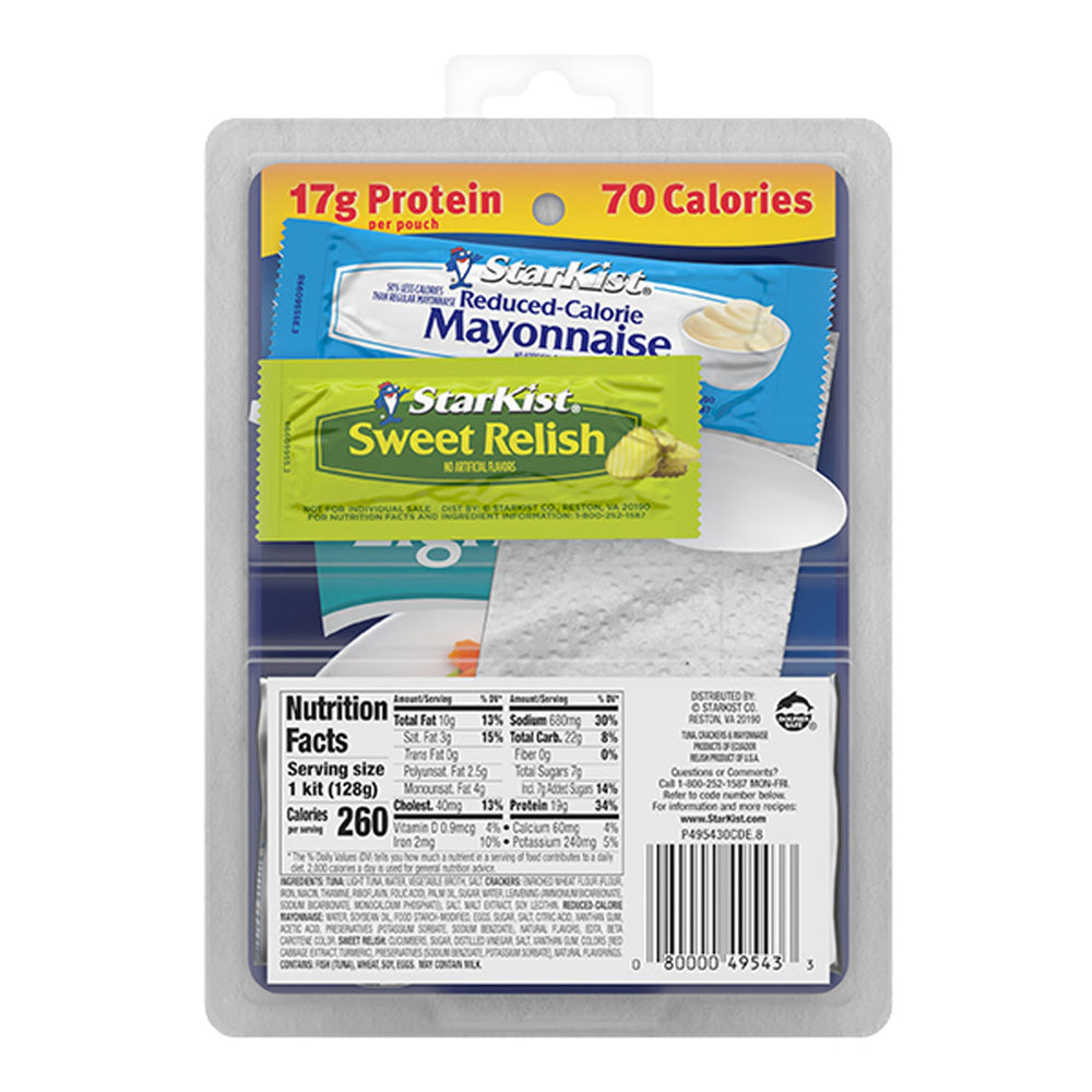 StarKist Lunch-To-Go spoon shows easy mixing for your personalized tuna bowl