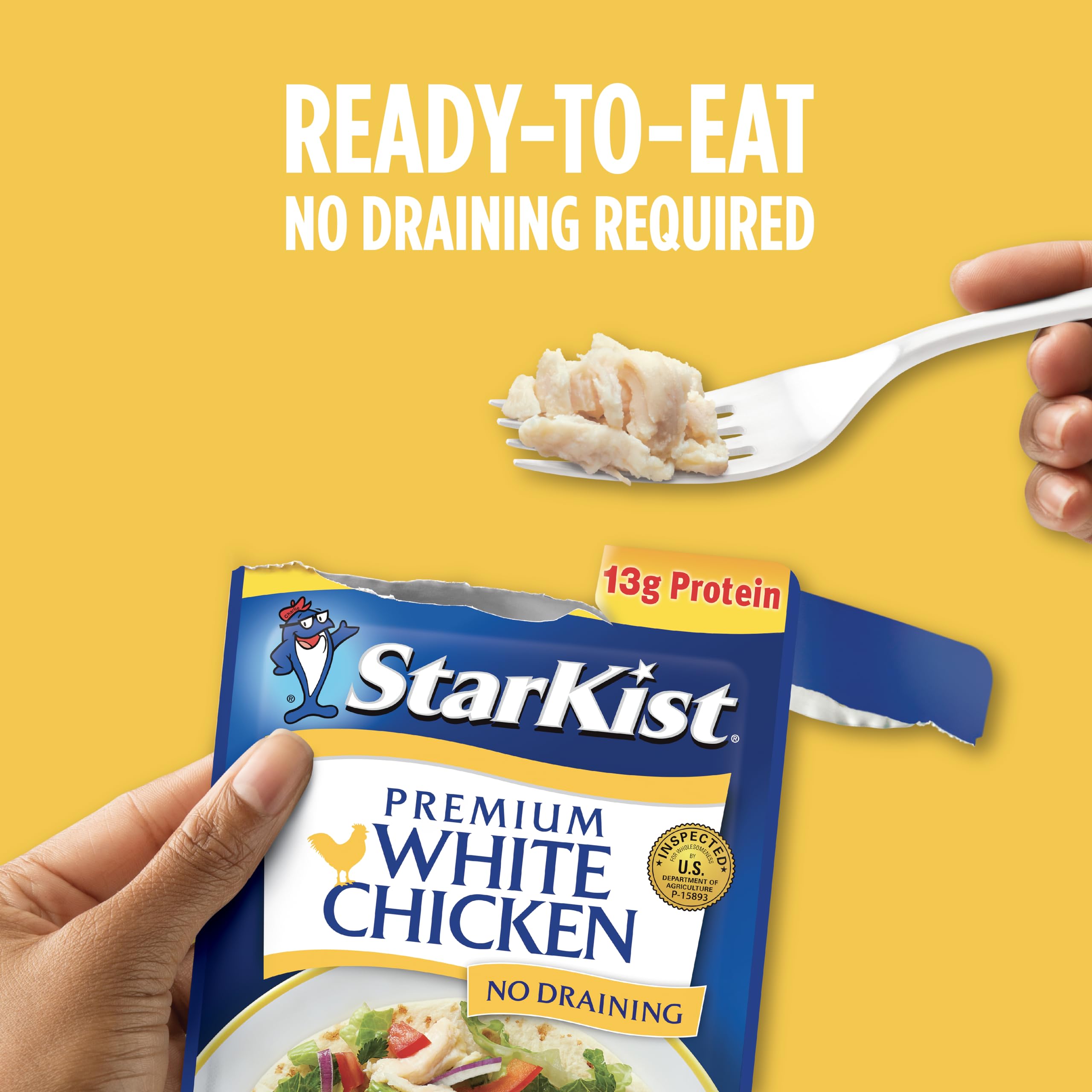 StarKist Premium White Chicken snack pack, perfect for office lunches.