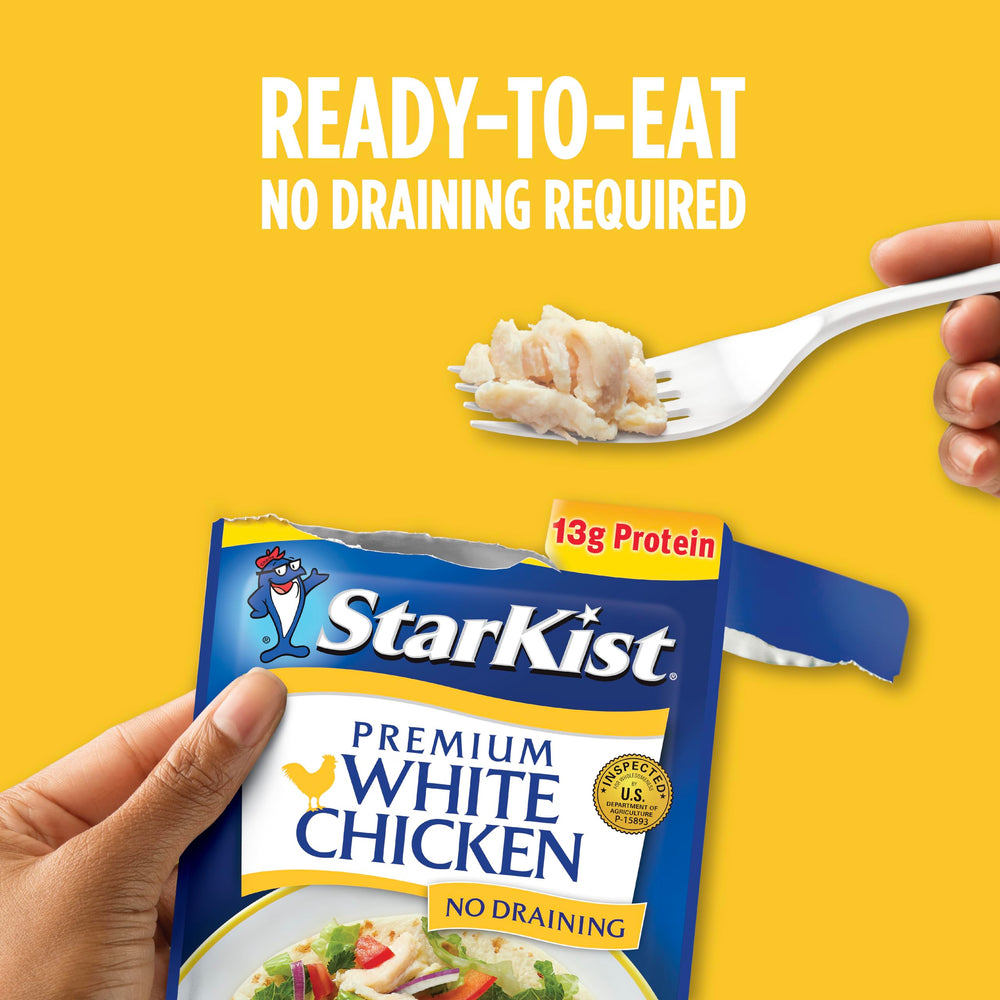 StarKist Premium White Chicken snack pack, perfect for office lunches.