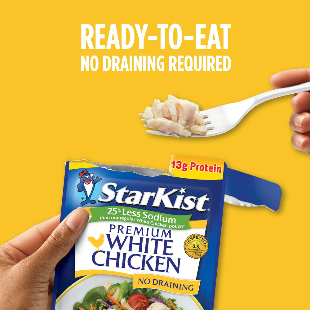 StarKist protein-rich chicken pouch ideal for lunch salads and wraps