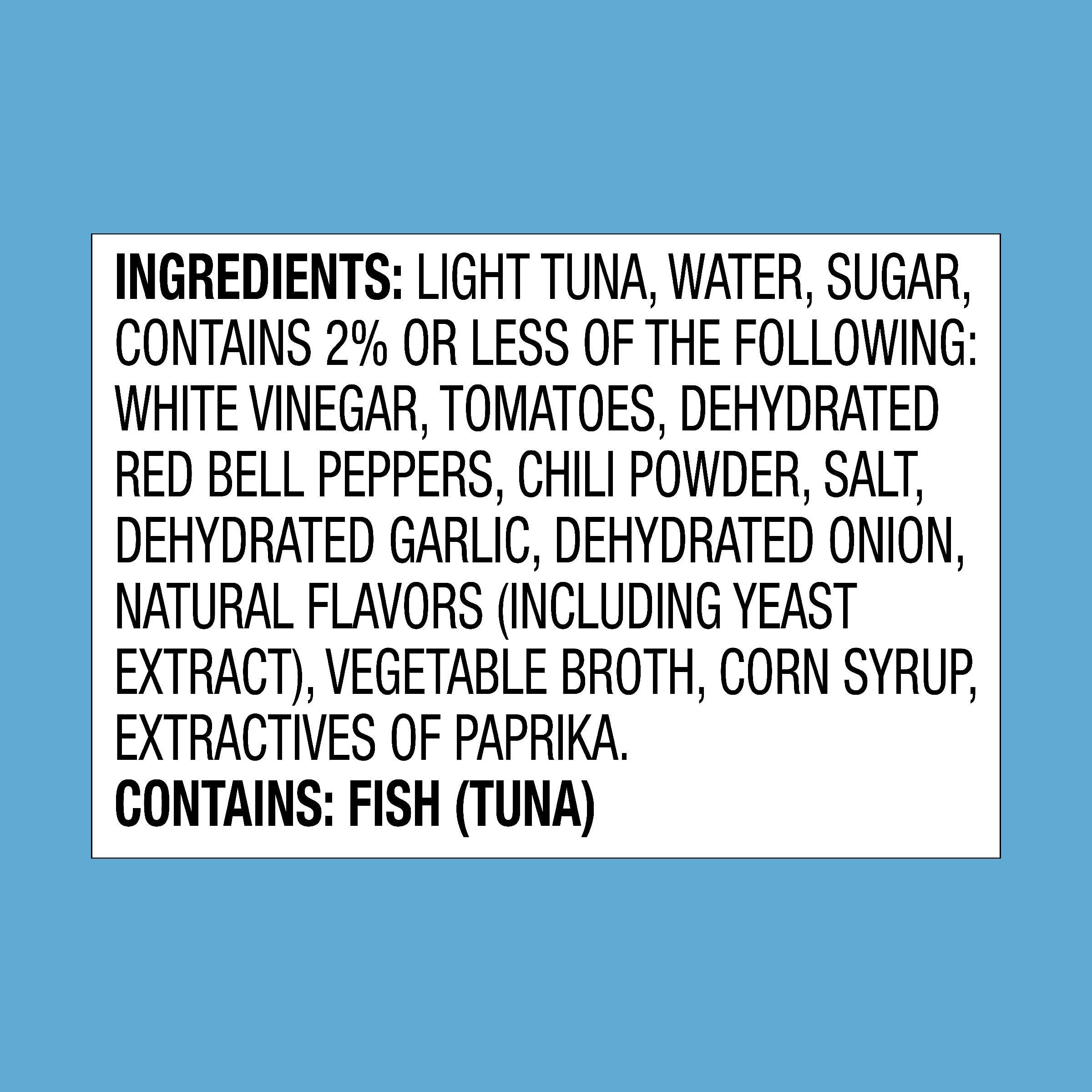 StarKist no-drain tuna pouch ready to eat anywhere.