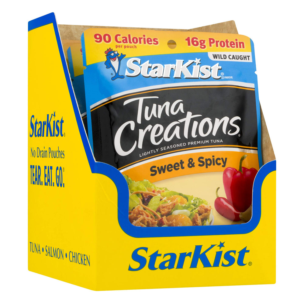StarKist travel-ready tuna pouch in a bag for on-the-go meals.