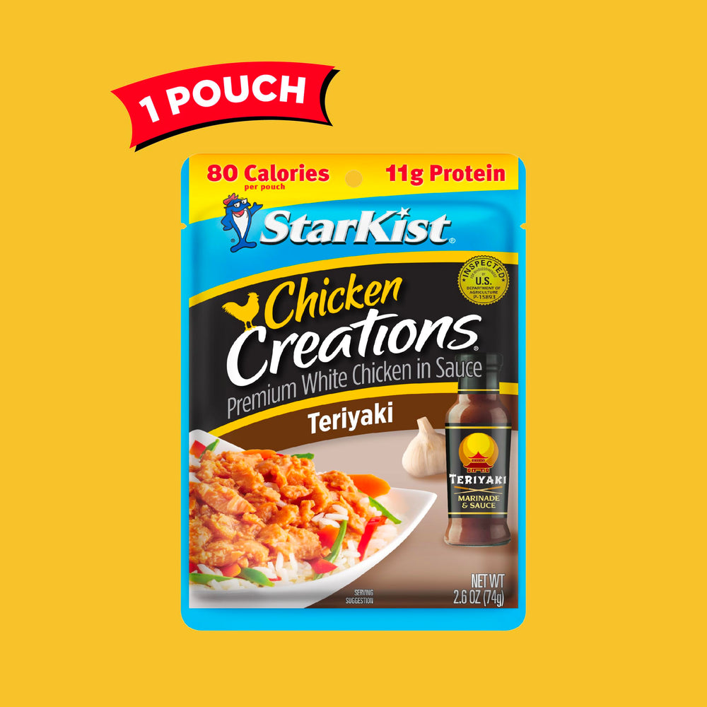 StarKist Teriyaki Chicken Creations on a sandwich idea for lunch.