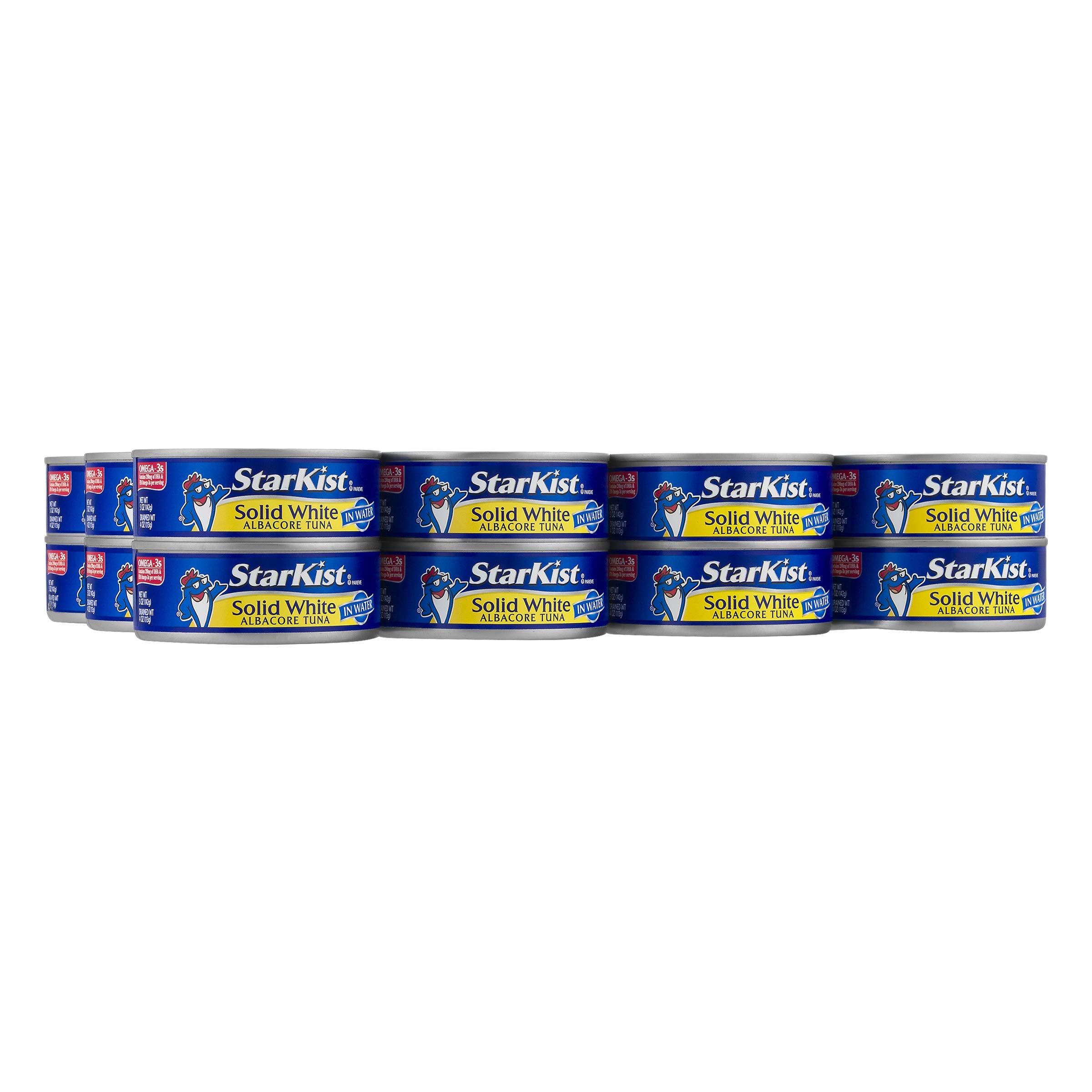 StarKist tuna cans in office kitchen showcase convenient, protein-rich snack option.