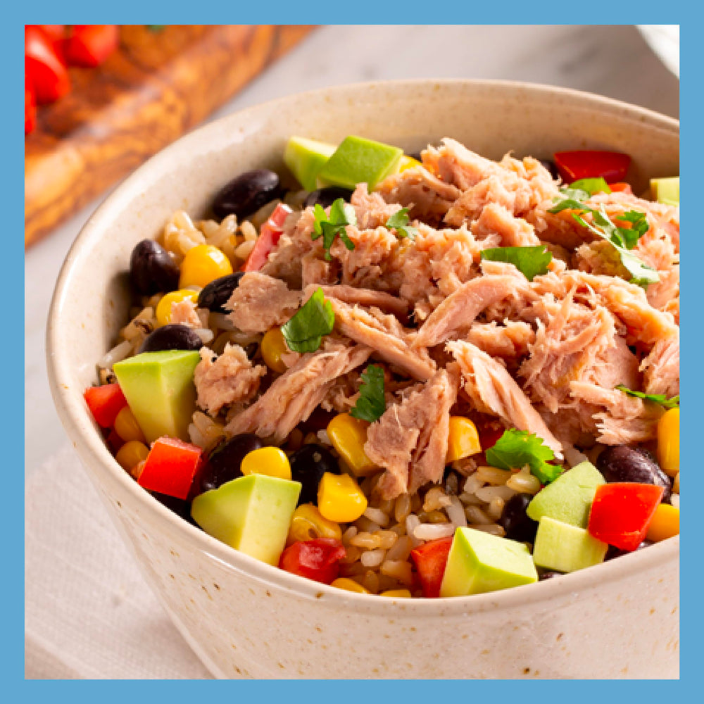 StarKist Hickory Smoked tuna on a rice bowl delivers high protein