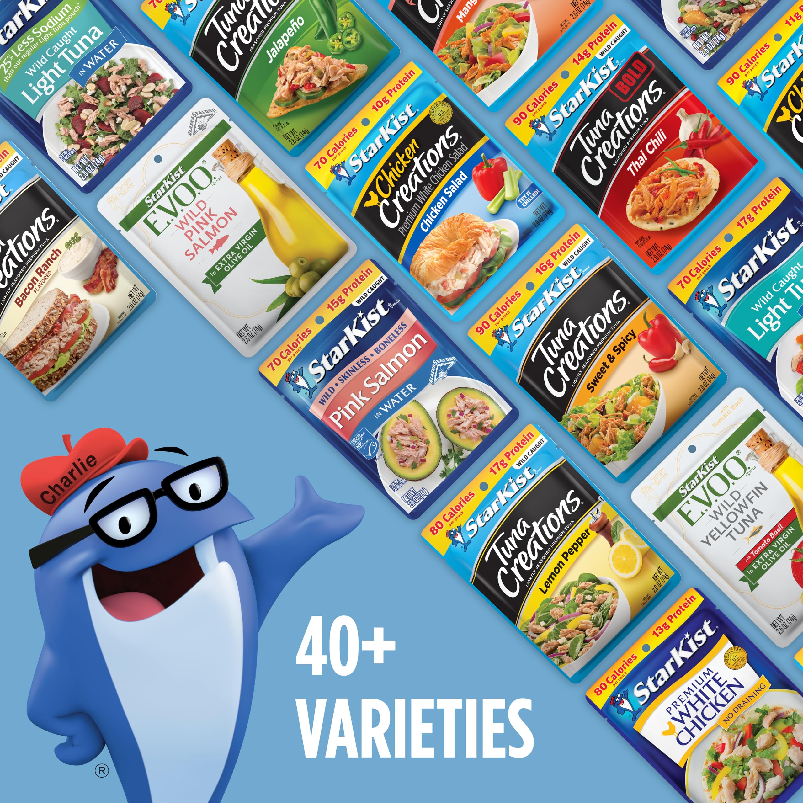 StarKist tuna pouch as a savory no-drain snack on the go
