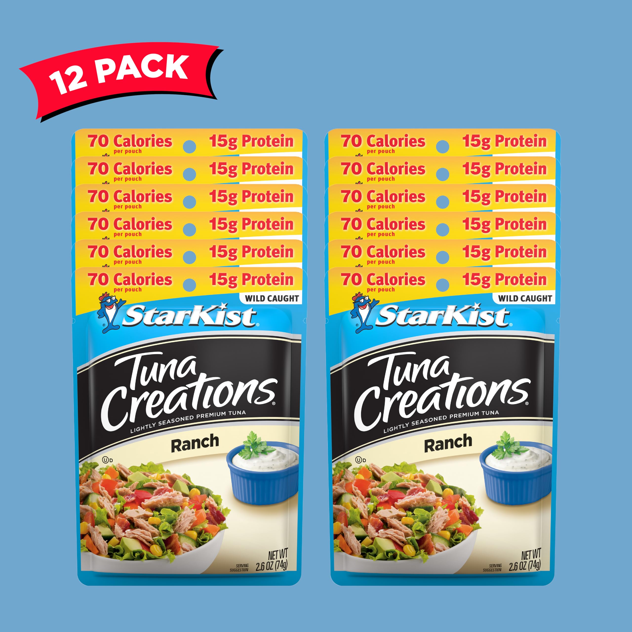 StarKist Ranch Pouch easy pack for lunchboxes and travel.