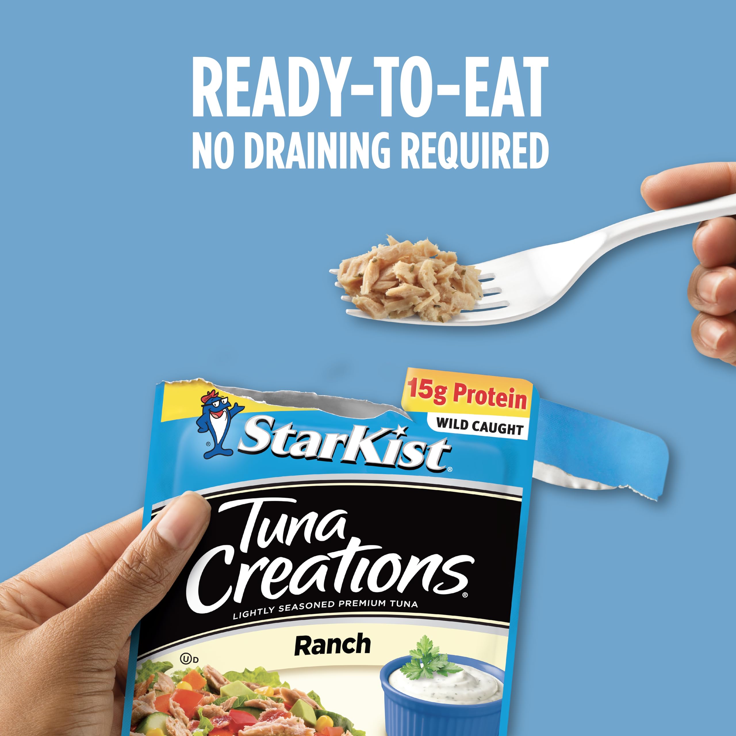 StarKist Ranch Pouch boosts protein for salads and bowls.