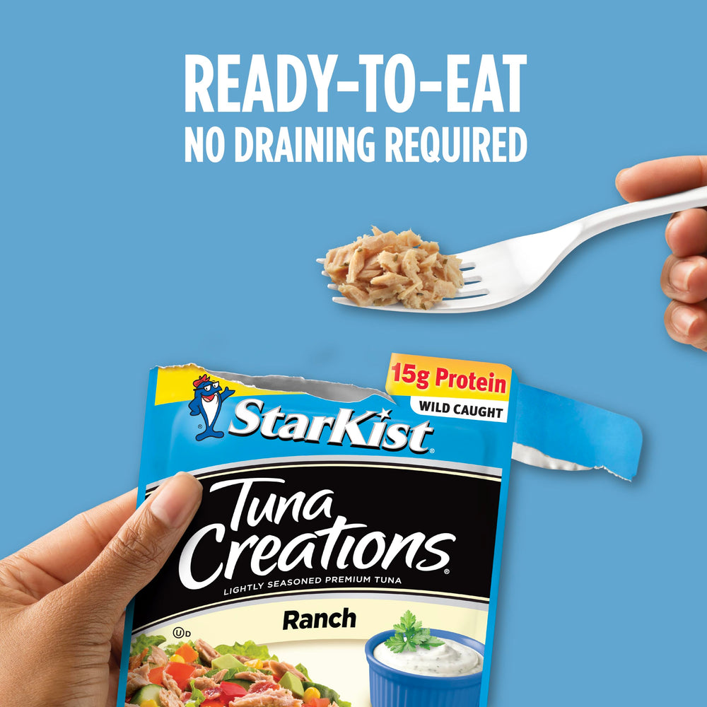StarKist Ranch Pouch boosts protein for salads and bowls.