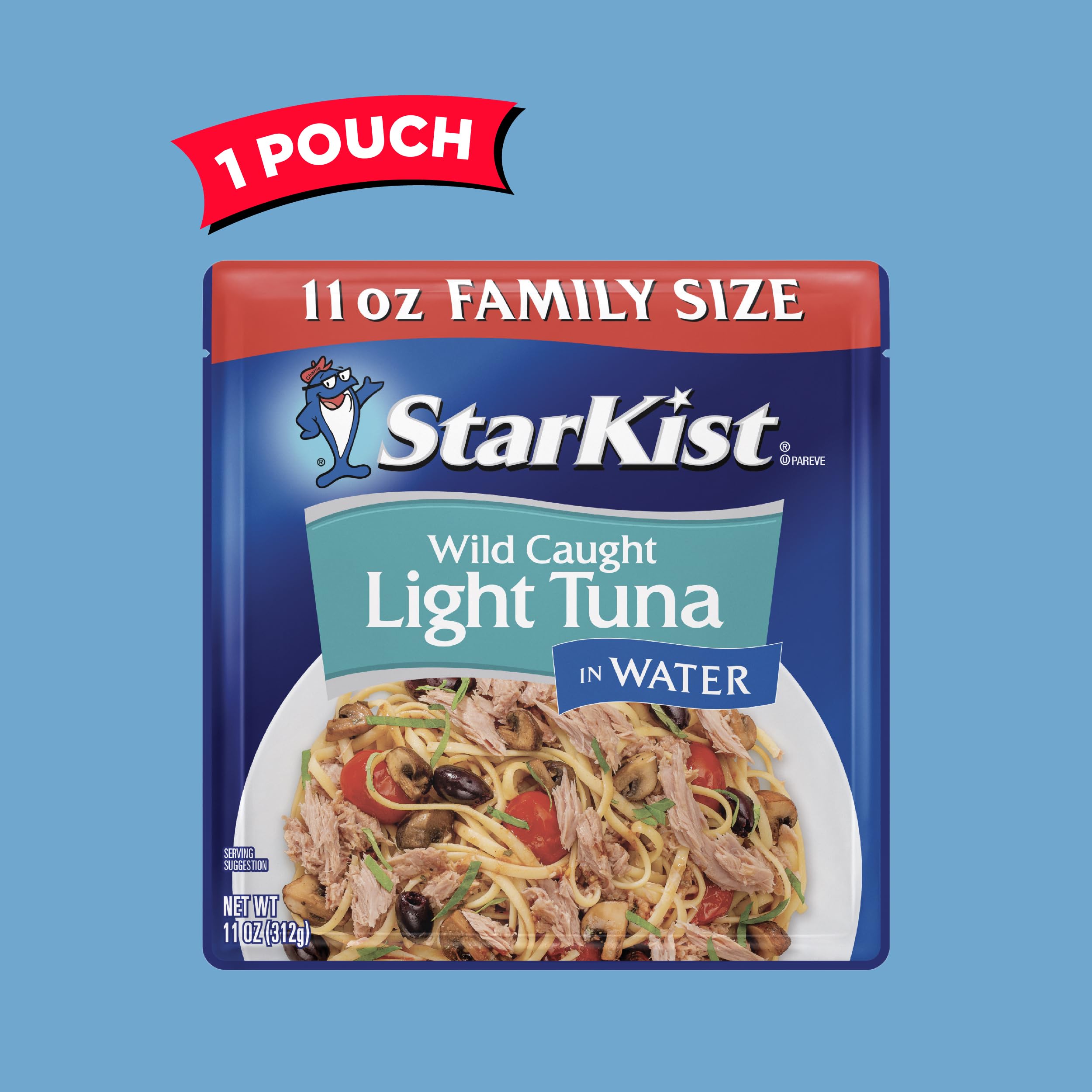 StarKist tuna on pantry shelf for easy stocking.