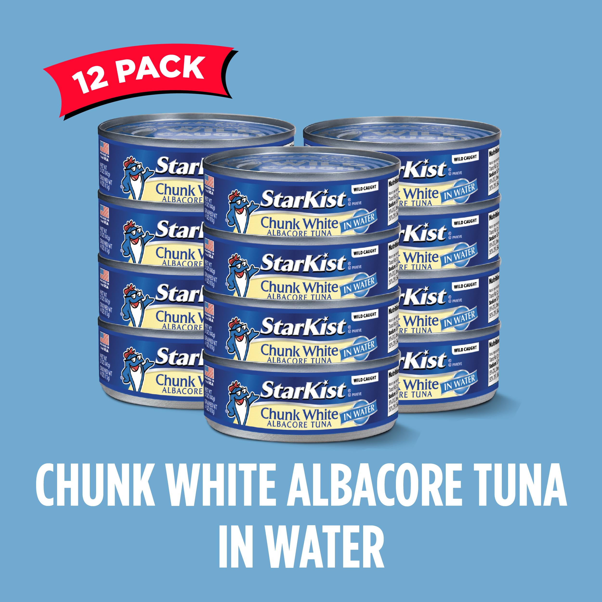 StarKist albacore tuna pasta dish highlighting protein addition.