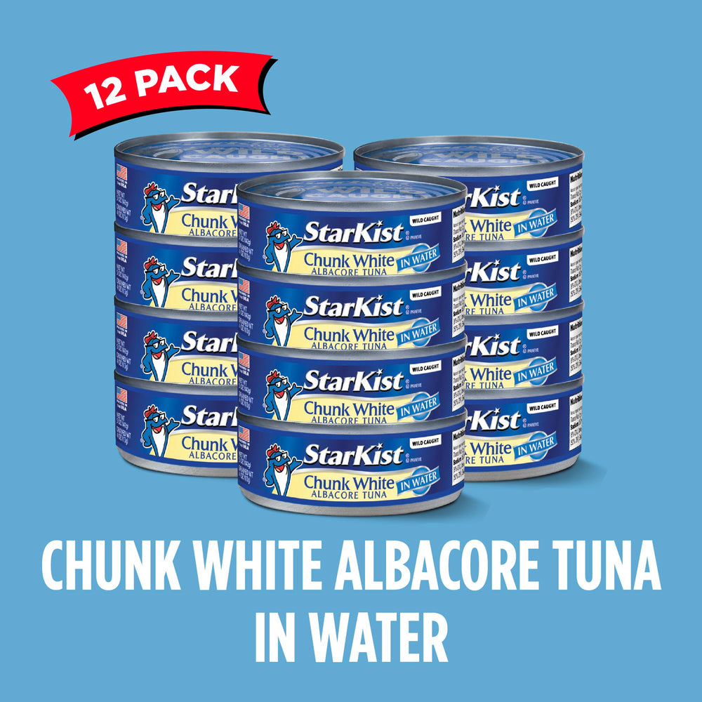 StarKist albacore tuna pasta dish highlighting protein addition.