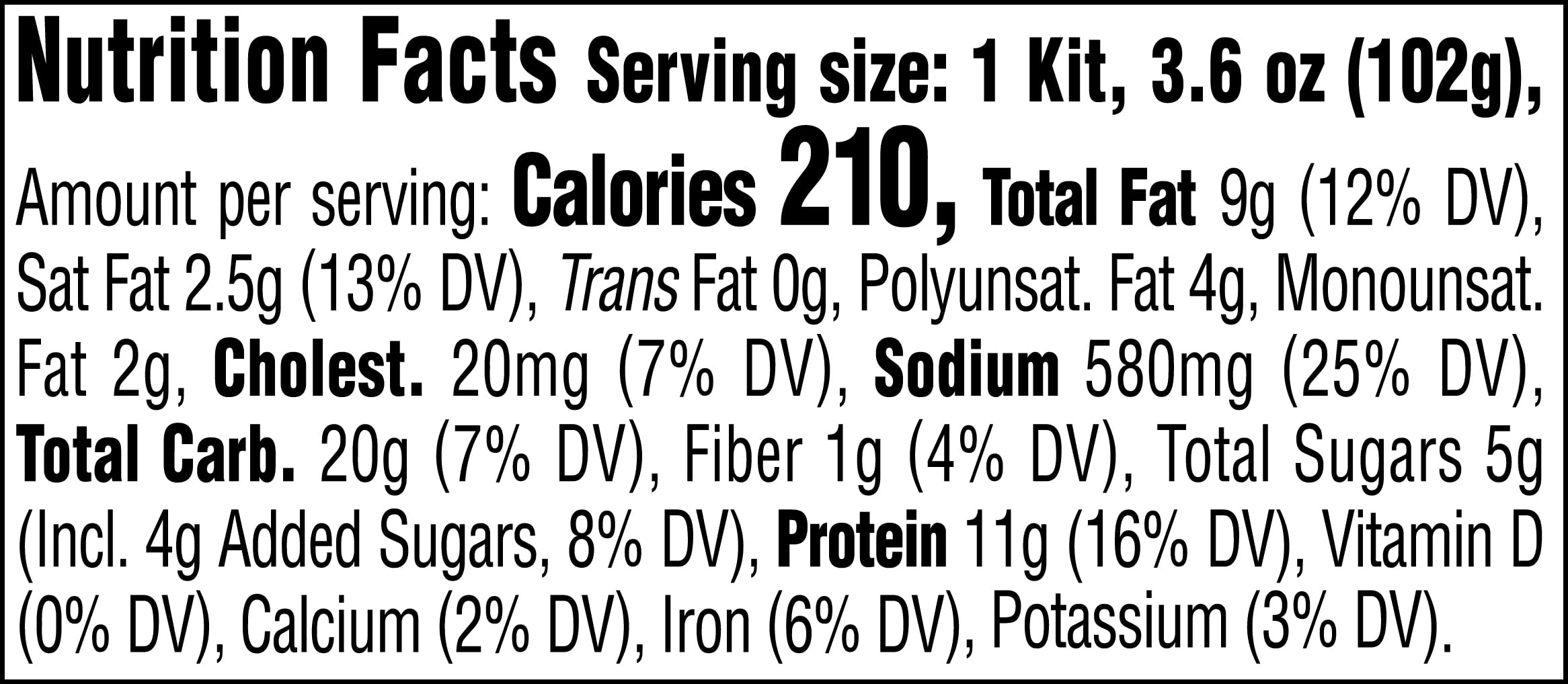 Packaging of StarKist kit shown for easy pantry storage