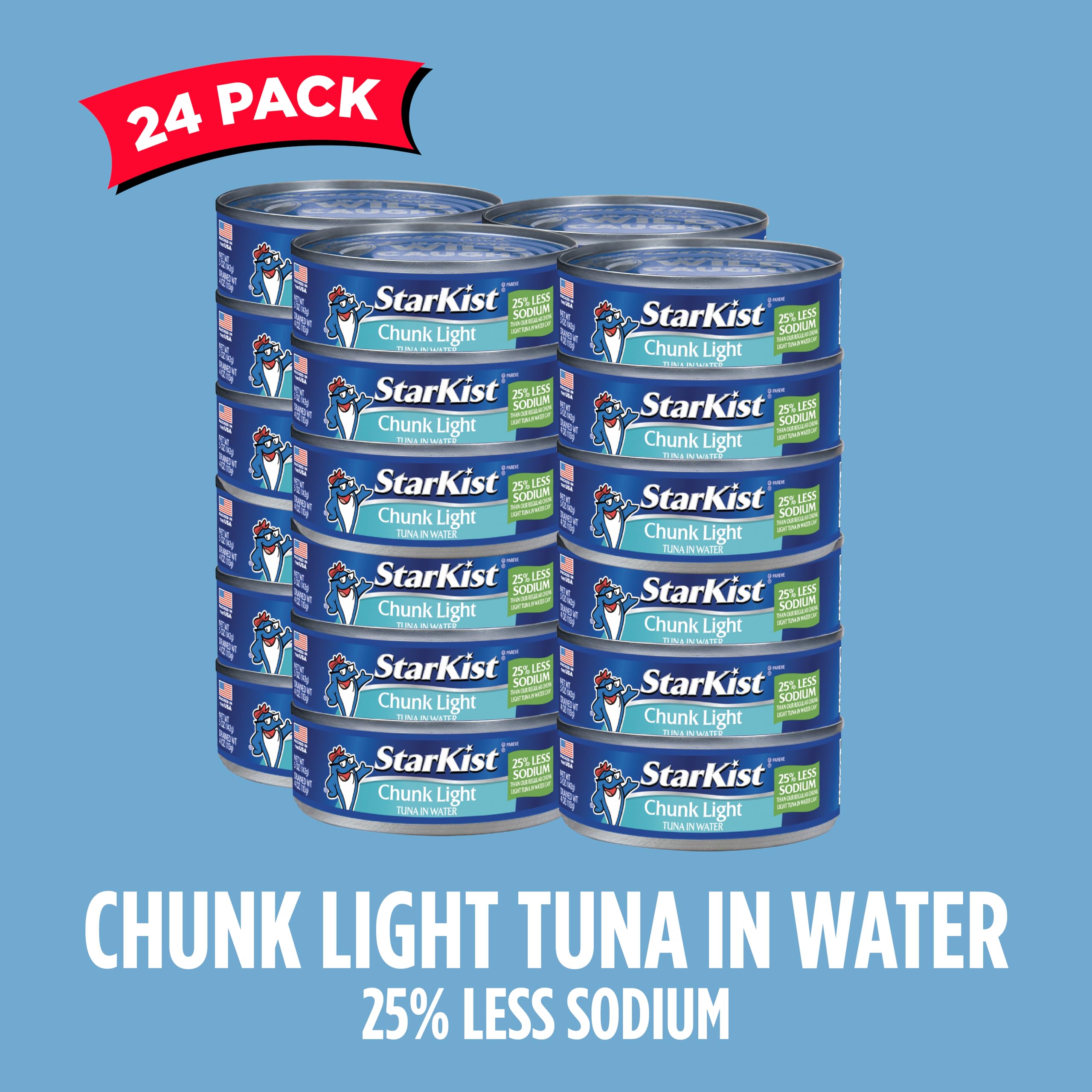 StarKist tuna served over a fresh salad for a quick meal