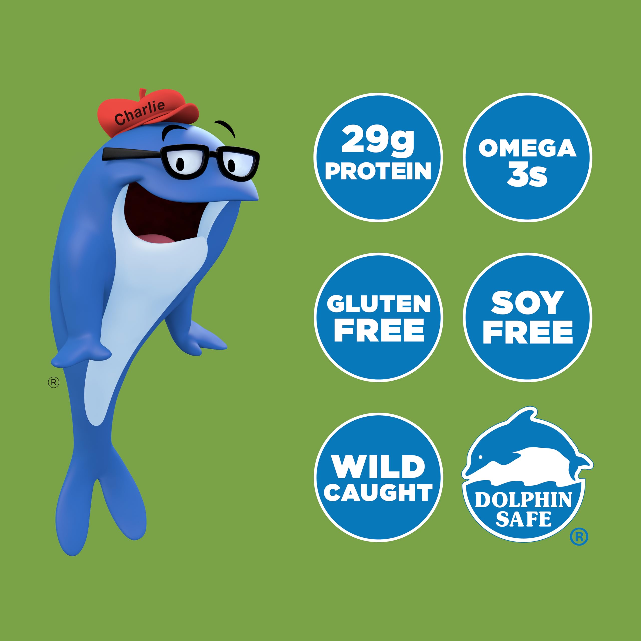 StarKist wild-caught and dolphin-safe label, trusted seafood choice.