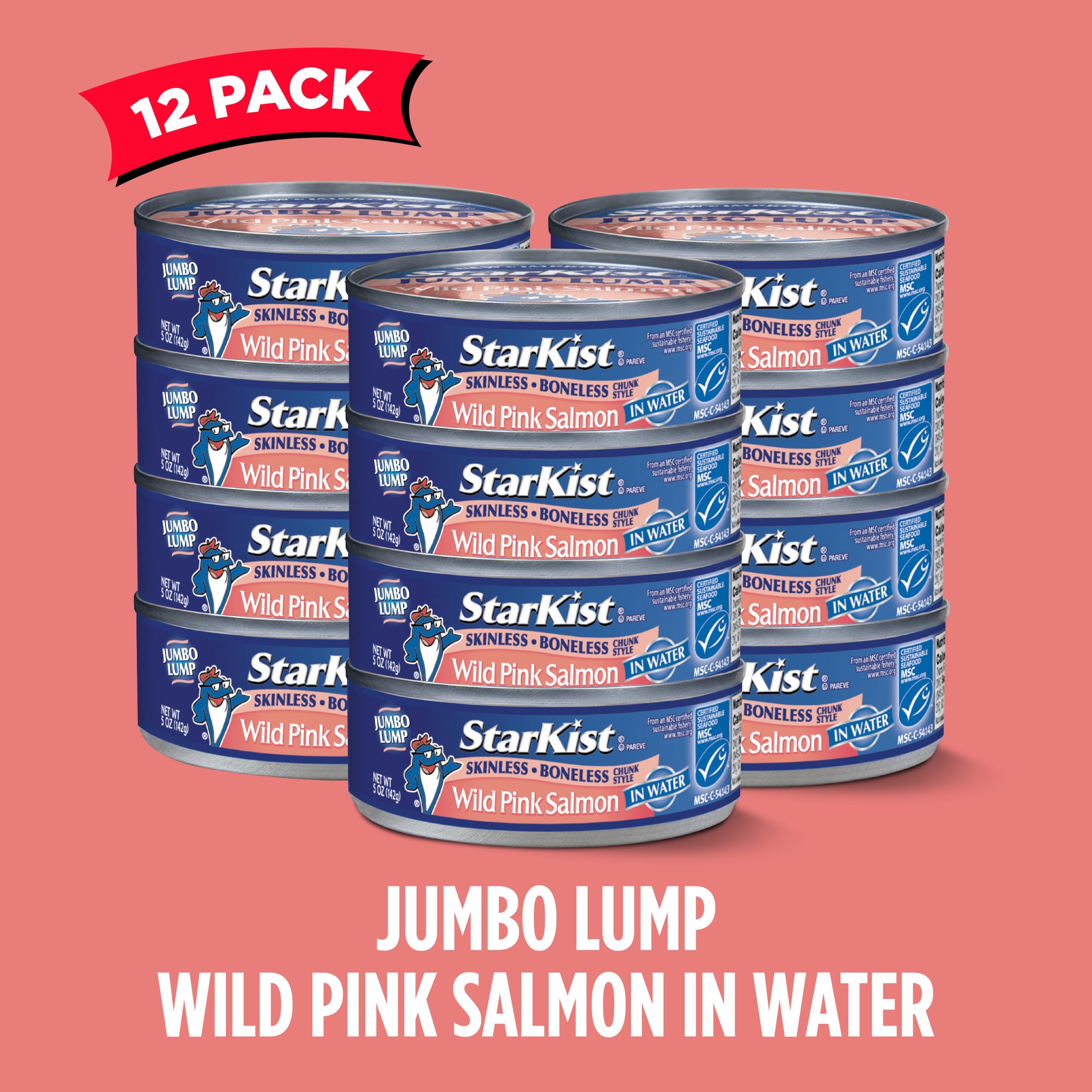 StarKist Wild Pink Salmon croquettes or salmon cakes ready to fry.