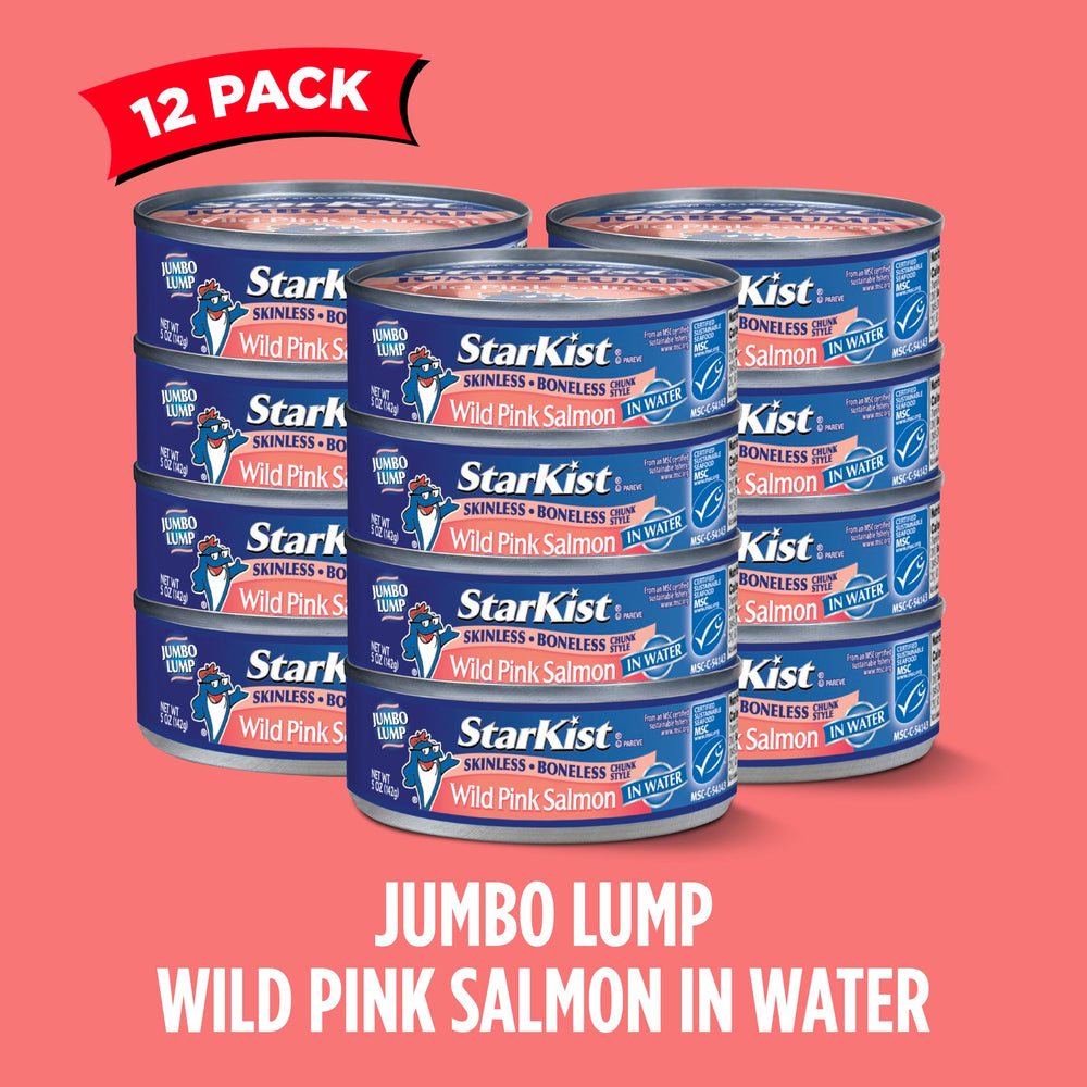 StarKist Wild Pink Salmon croquettes or salmon cakes ready to fry.