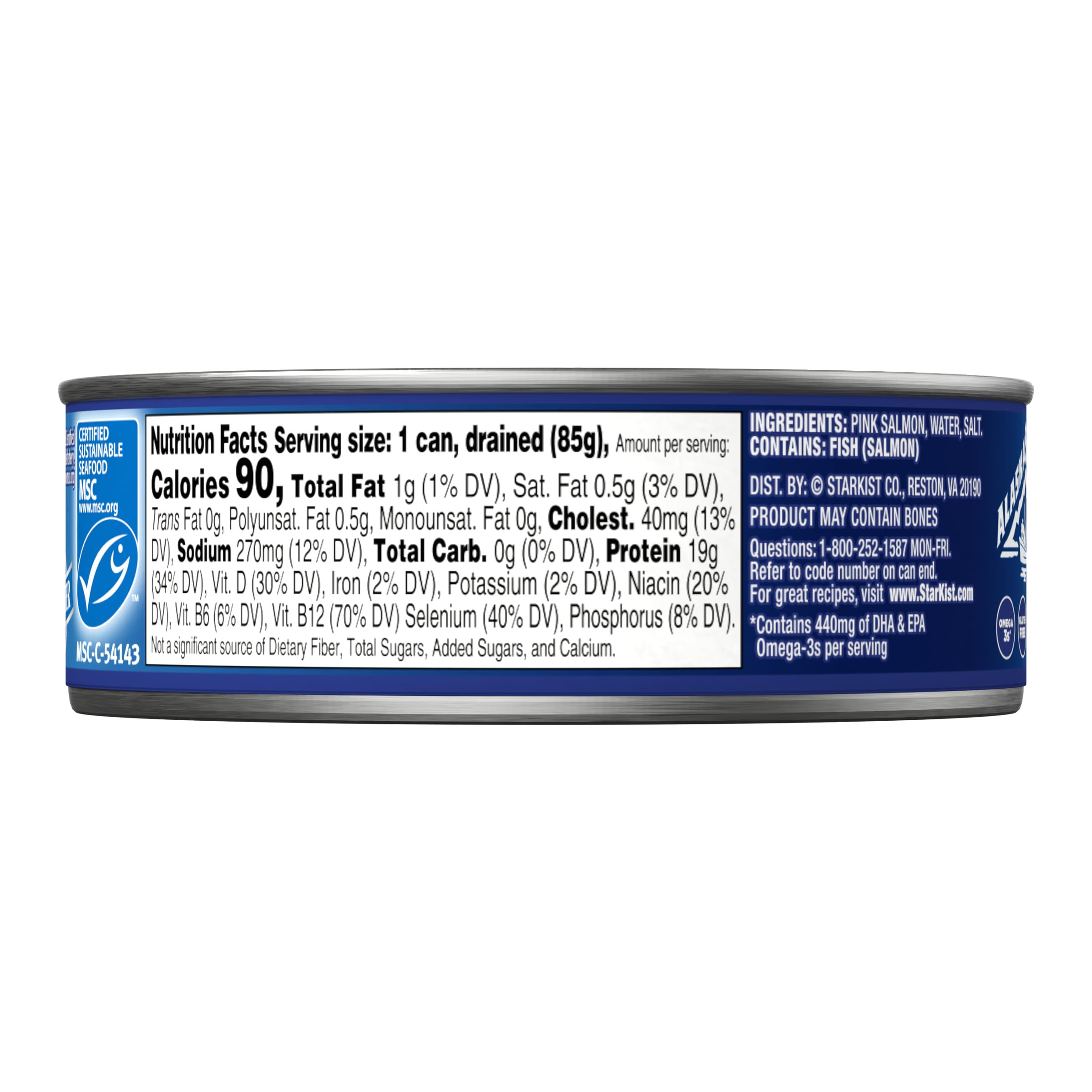 StarKist Wild Pink Salmon 12-pack in pantry-ready bulk packaging.