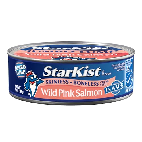 StarKist Wild Pink Salmon on a fresh salad for a protein boost.