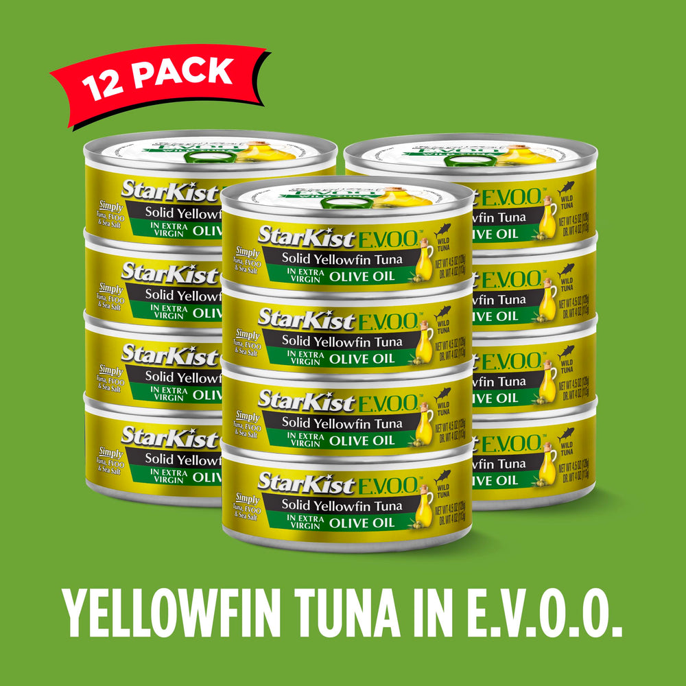 StarKist Yellowfin tuna on crackers, easy snack with protein.