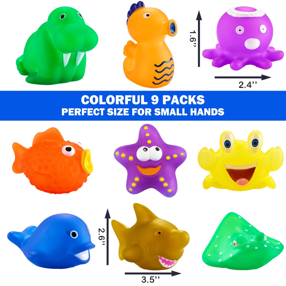 Staroud color-changing dolphin bath toy sparks imagination in warm water changes.