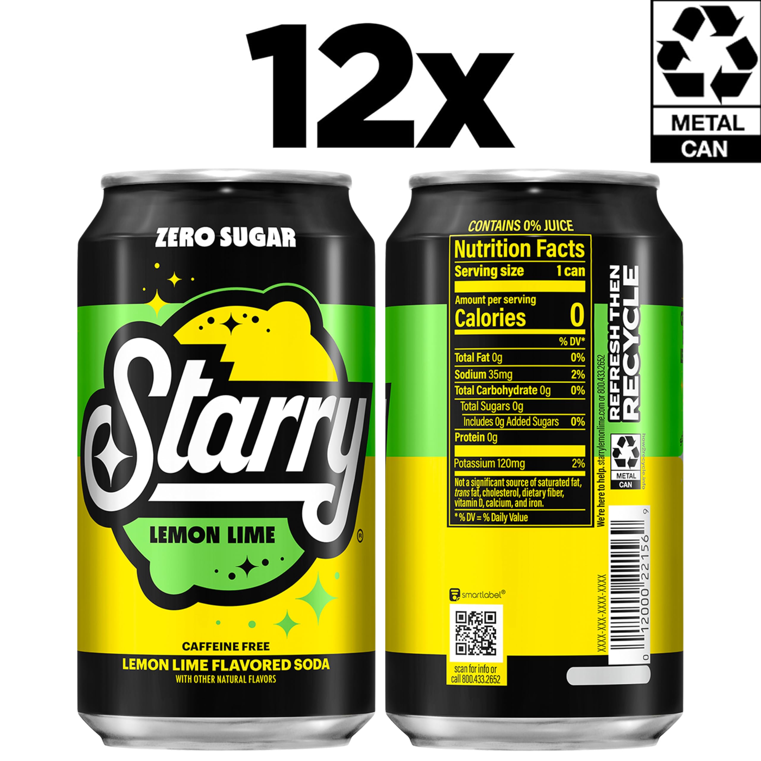 Close-up of bubbles in Starry Zero Sugar Lemon Lime Soda for refreshing fizz
