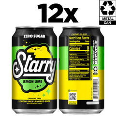Close-up of bubbles in Starry Zero Sugar Lemon Lime Soda for refreshing fizz