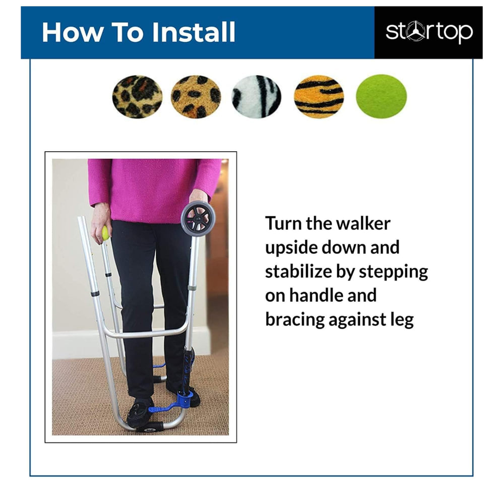 STARTOP Tiger side view; durable tennis-ball core for long-term use.