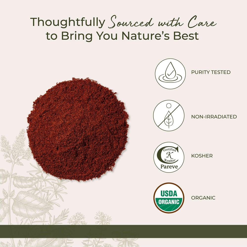 Kosher-certified Starwest cayenne pepper powder label indicating quality and non-GMO status