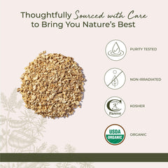Starwest Botanicals dried ginger root in baking setup for flavorful dough.
