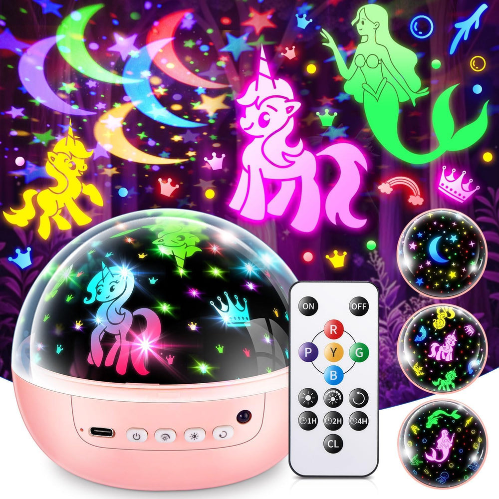 STARYOU unicorn projection night light for magical bedtimes