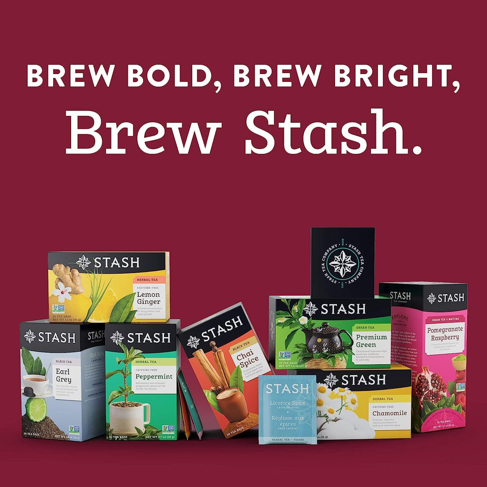 Stash Tea Spice Red Dragon Chai box offers bold fiery flavor