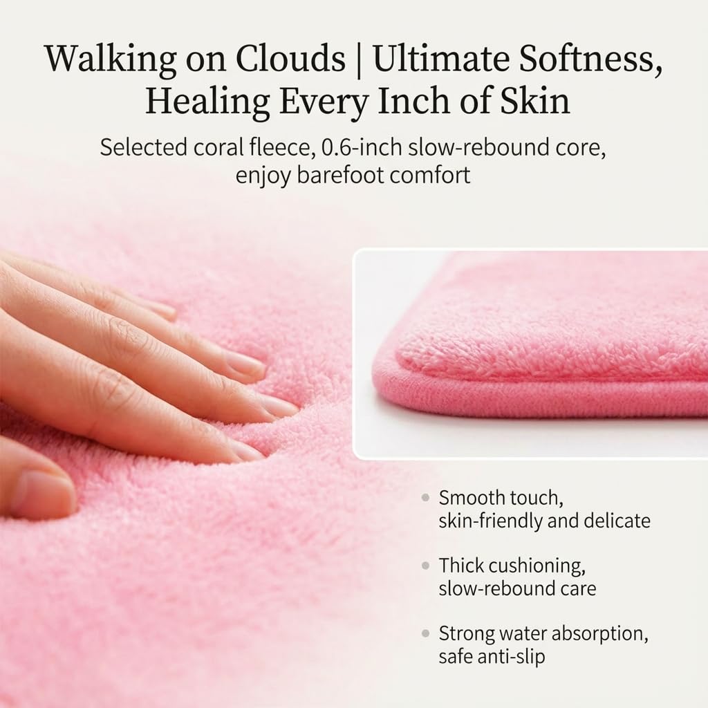 Stay Young water-absorbent rug keeps floors dry after showers