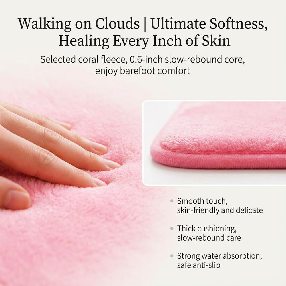Stay Young water-absorbent rug keeps floors dry after showers