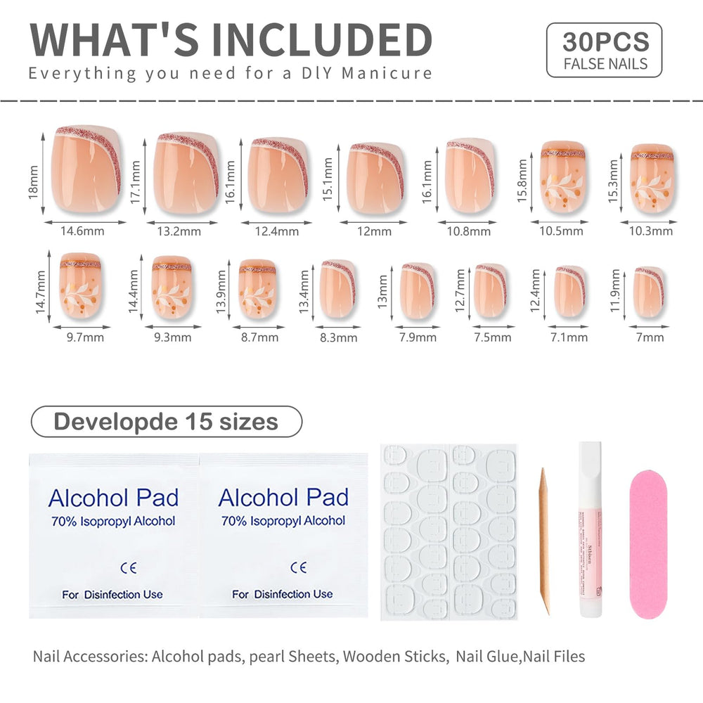 Stbisen 30 piece manicure kit includes everything for at home application