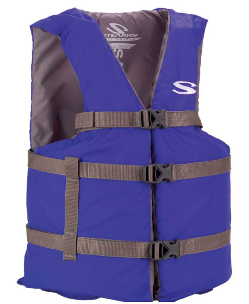 Stearns Adult Classic Life Vest front view for boating and swimming safety.