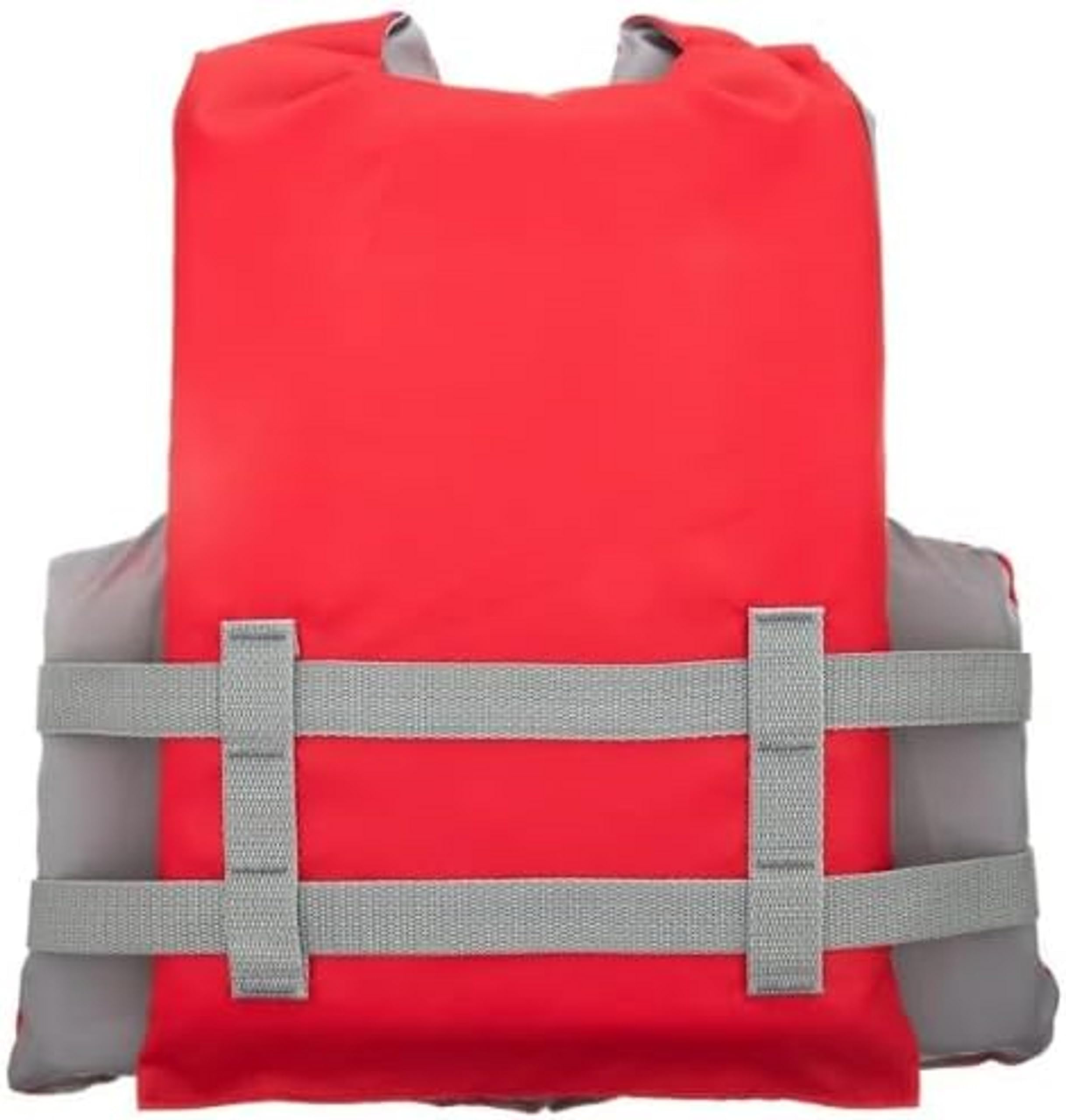 Stearns kids life vest buckles close-up, three adjustable fasteners for secure fit and easy on/off.