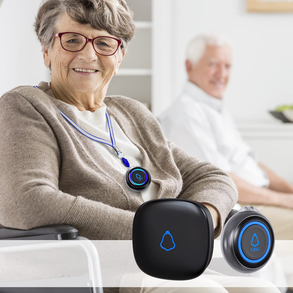 STECHRO Caregiver at home usage scenario illustrating family friendly safety.