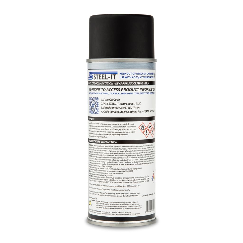 Steel-It 1012D weldable polyurethane coating applied to metal surface