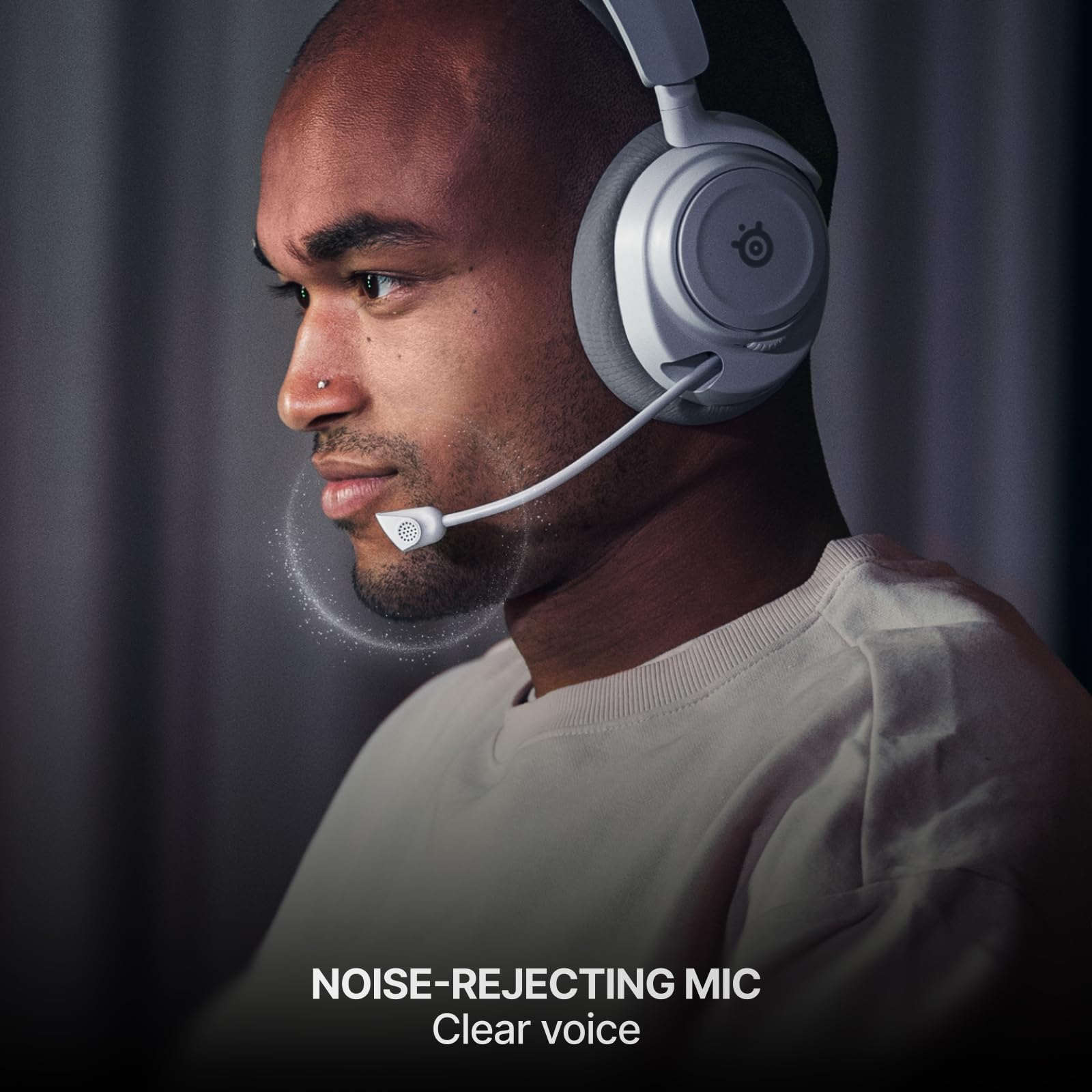 Memory foam cushions on SteelSeries Arctis Nova 7X for plush comfort.