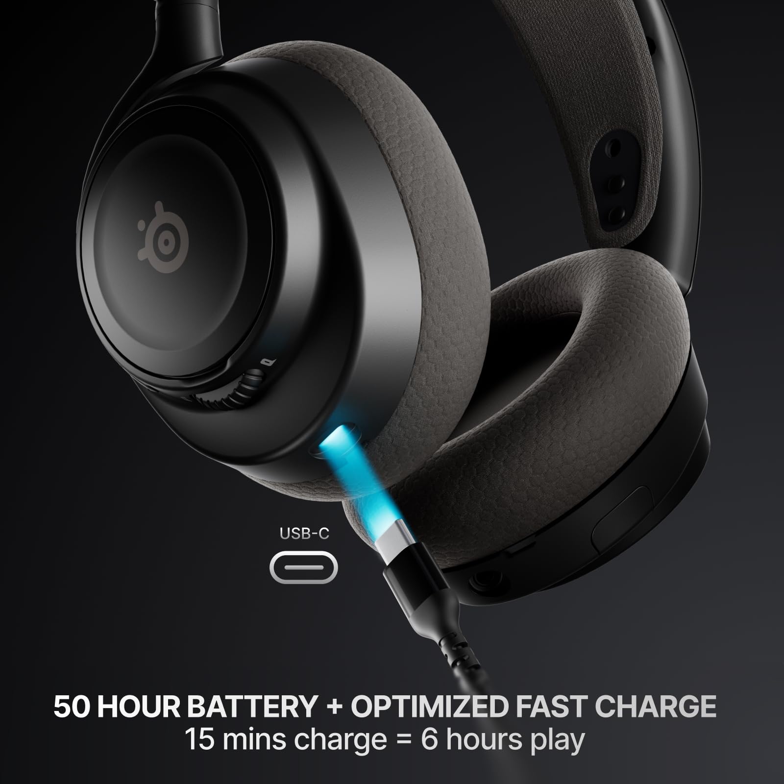 SteelSeries Arctis Nova 7X USB-C dongle for quick wireless setup.