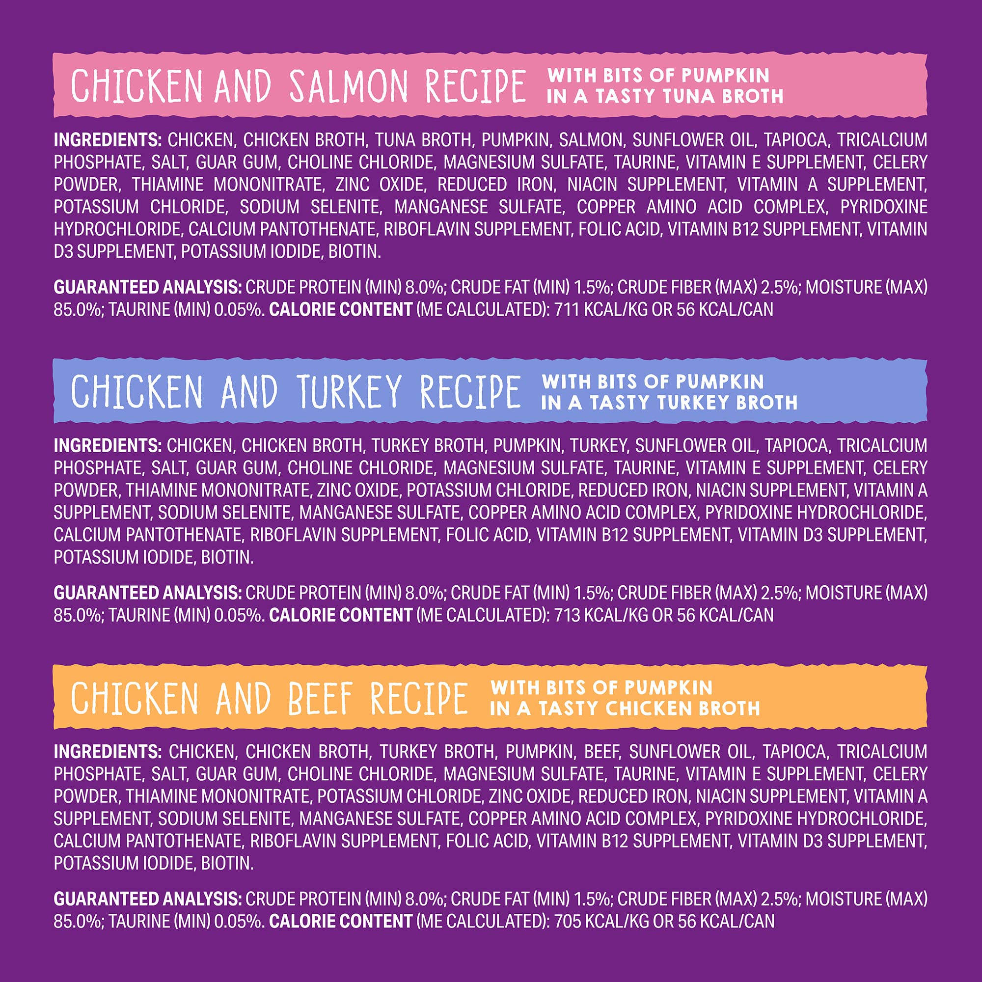 Stella & Chewy’s Carnivore Cravings Shreds are grain-free and easy to digest.