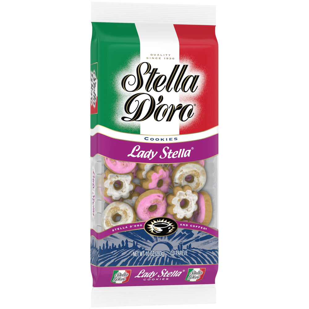 Stella D'oro Lady Stella chocolate cookies for everyday snacking.